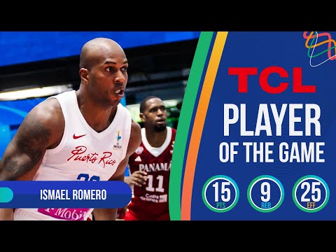 Ismael Romero (15 PTS) muscles his way through solid night as PUR 🇵🇷 beat PAN at #AmeriCup 2025!