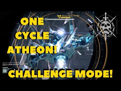 ATHEON CHALLENGE MODE! HOW TO ONE CYCLE ATHEON! VAULT OF GLASS! DESTINY AGE OF TRIUMPH!