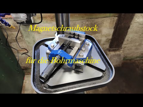 Magnetschraubstock für die Bohrmaschine
