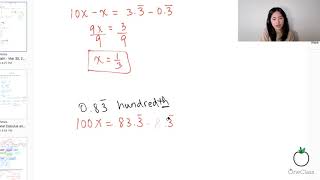 0.83 repeating as a fraction