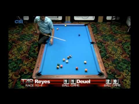 2011 US Open Onepocket - Efren Reyes - Corey Deuel (Part 1)
