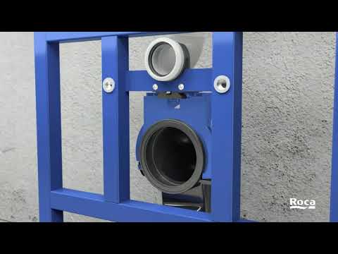 Как установить систему инсталляции Roca для подвесного унитаза