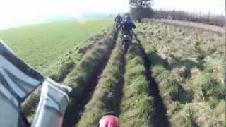 preview picture of video 'A Ride Through Salisbury Plain and the Deverills (CRF450X, 13.01.13)'
