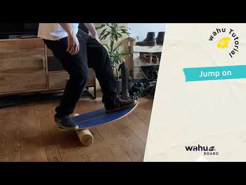 Balance Board Übungen Tutorial Jump On Anleitung // wahu-Board