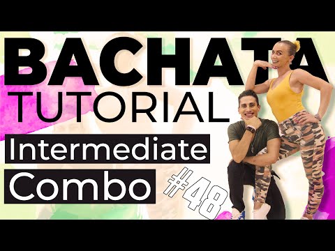 Bachata Tutorial 48 : "Intermediate Bachata Combo" | by Marius&Elena