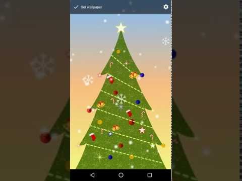 Christmas Tree Live Wallpaper Video