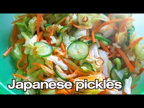 How to Make Easy Asazuke – Japanese Quick Pickled Vegetables (Cabbage, Cucumber, Carrot)