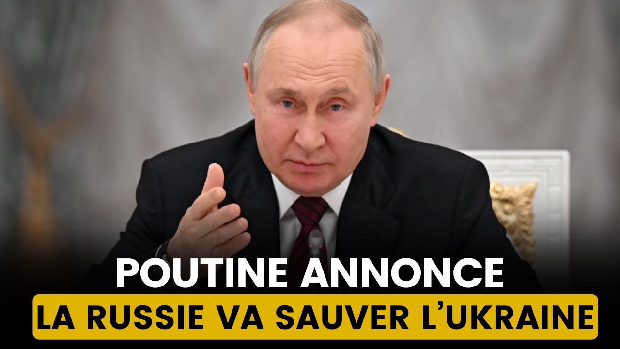 POUTINE : "LA RUSSIE EST PRÊTE À SAUVER L’UKRAINE"