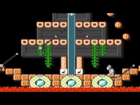 海辺の町夜　-seaside town(night)- by mkmk 一SUPER MARIO MAKER一 No Commentary 1AN