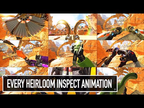 Every Heirloom Inspect Animation In APEX LEGENDS (2023) All Heirloom Inspection Animations