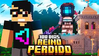 Sobrevivi 100 dias em um REINO PERDIDO no Minecraft - O FILME