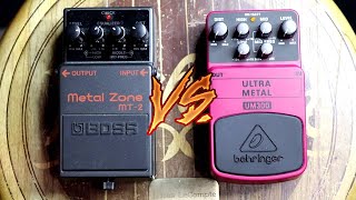 Video thumbnail for Pedal vs Pedal: Boss Metal Zone VS Behringer UM300 Ultra Metal! by Lucas LeCompte