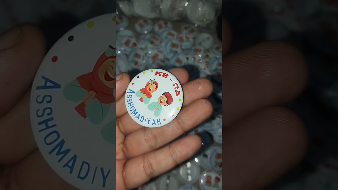 Cetak Pinbros Desain Custom #bros #pinbros #pin #sekolah #anaksekolah #cute