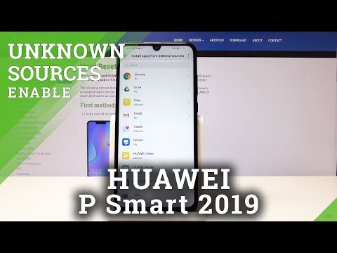 How to Enable Unknown Sources in HUAWEI P Smart 2019 - Allow Apps Installation