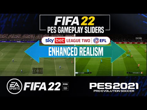 EFL 2 PES GAMEPLAY SLIDERS - V1.0 [Improved Realism] | FIFA 22