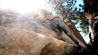 Video thumbnail of Frank's Roof, V3. Tramway