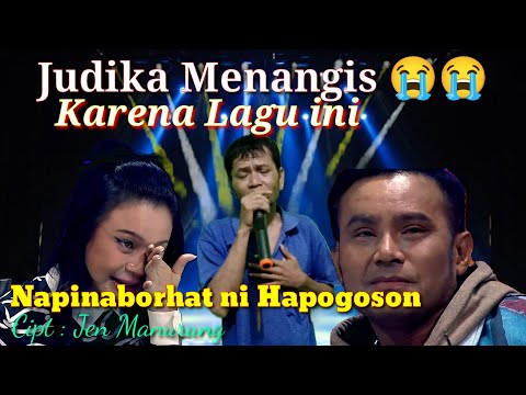 Judika dan juri lain Menangis 😭karena lagu ini Napinaborhat ni hapogoson Cipt Jen Manurung || Parodi