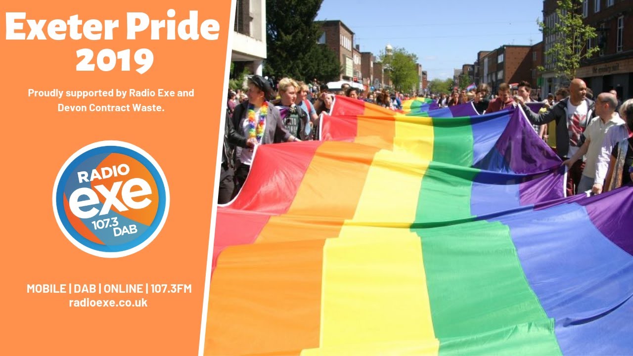Exeter Pride 2019 | Proudly supported by Radio Exe