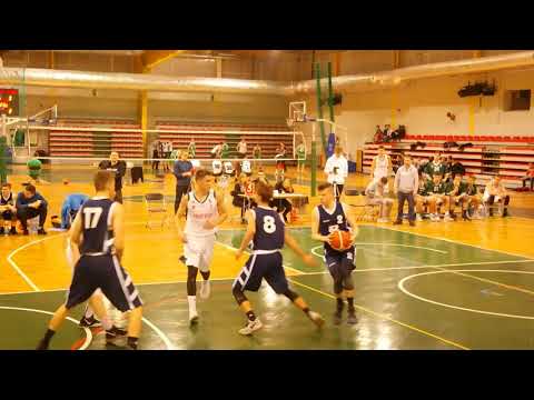 U18 Legia Warszawa - GIM'92 Ursynów Warszawa 68:64 mecz koszykówki