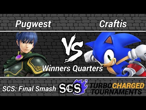 SCS: Final Smash Wii U Singles (Winners Quarters) - Pugwest (Marth) vs. Craftis (Sonic)