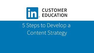 5 Steps to Develop a Content Strategy