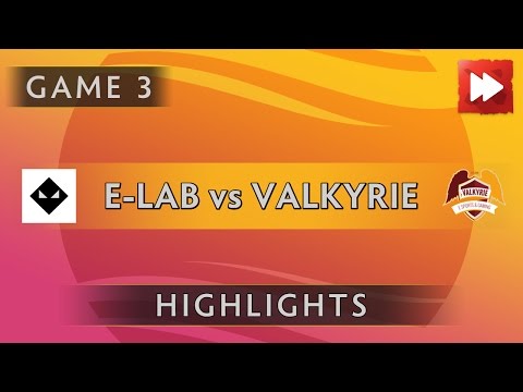 E-lab vs Valkyrie eSports Gaming [Game 3] WellPlay Invitational #4 - Dota Highlights