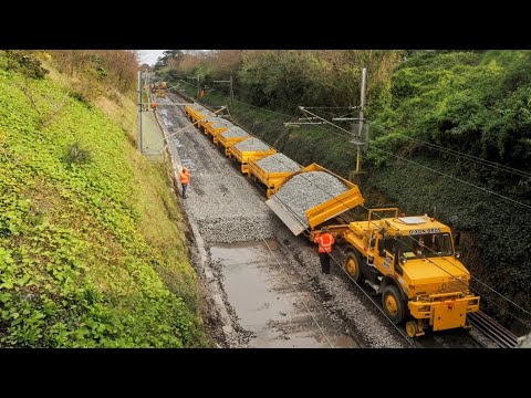 Irish Rail Engineering works at Glenageary Part 1/3.  8/4/23