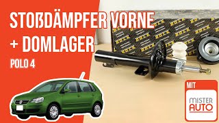 Youtube thumbnail of video "Wie Polo 4 Stoßdämpfer vorne wechseln ➿"