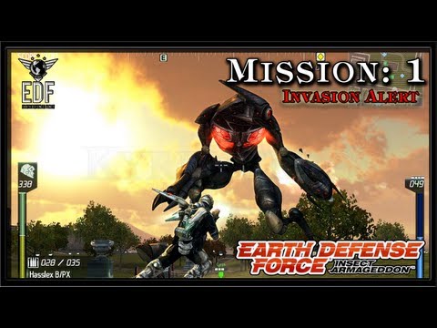 earth defense force insect armageddon pc gameplay