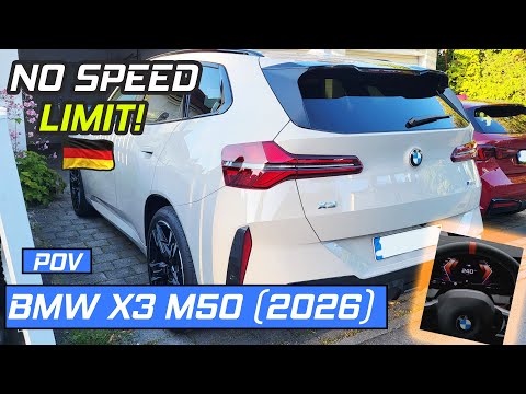 NEW 2026 BMW G45 X3 M50 POV Autobahn Drive | NO SPEED LIMIT