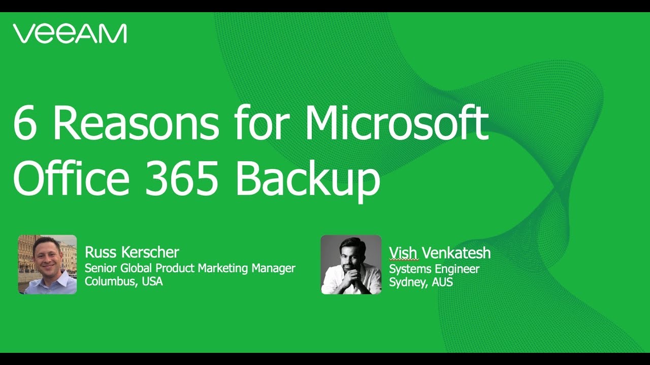 Six reasons for Microsoft Office 365 backup  video