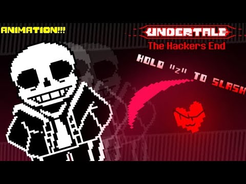 Undertale: The Hacker's End [animation WIP] (phase 1) slash mechanic concept...