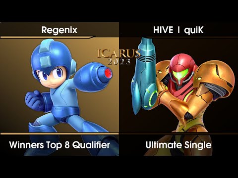 ICARUS 2023 Winners Top 64 Qualifier - Regenix (Mega Man) Vs. quiK (Samus) SSBU Ultimate Tournament