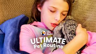Girl And Lizard Have Adorable After-School Routine | The Dodo