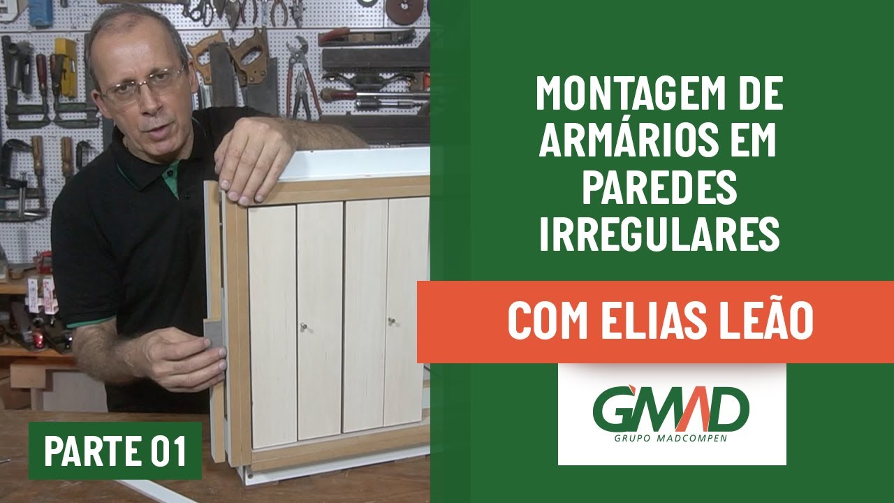Aprenda sobre #montagem de armários em paredes irregulares! - Aula 01