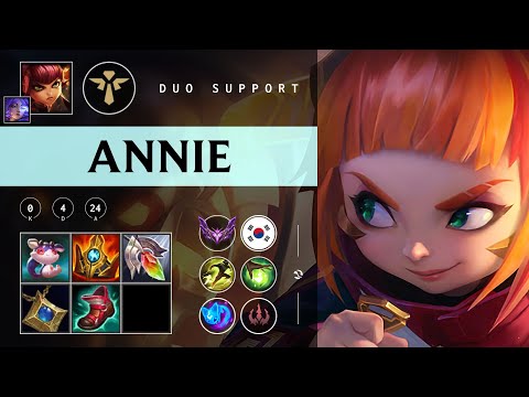 Annie Support vs Lulu - KR Master Patch 25.24