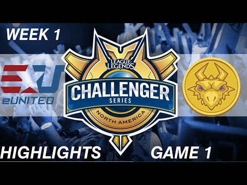 EUN vs GCU | Game 1 | HIGHLIGHTS | NACS SUMMER 2017 | eUnited vs Gold Coin United