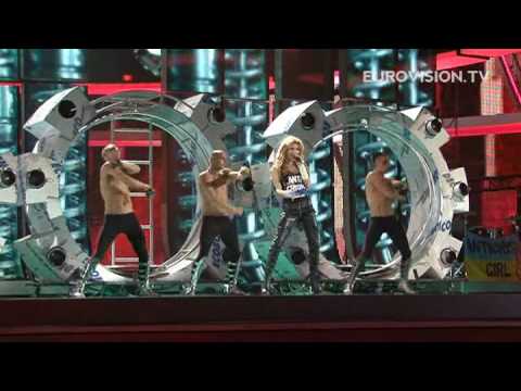 Svetlana Loboda's first rehearsal (impression) at the 2009 Eurovision Song Contest
