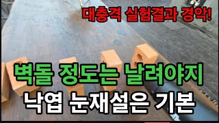 (충격)미친괴물! 낙엽은 기본 눈재설 정도는 껌먹기! 벽돌을 날릴수 있을까?  #콜튼드론송풍기 #송풍기 #콜…
