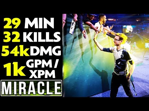 THIS IS MIRACLE! 9k WTF 54k DMG Shadow Fiend EPIC Gameplay Dota 2