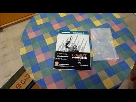 Boarding School presents an Unboxing video of 'Combat Commander - Battle Pack 3: Normandy'