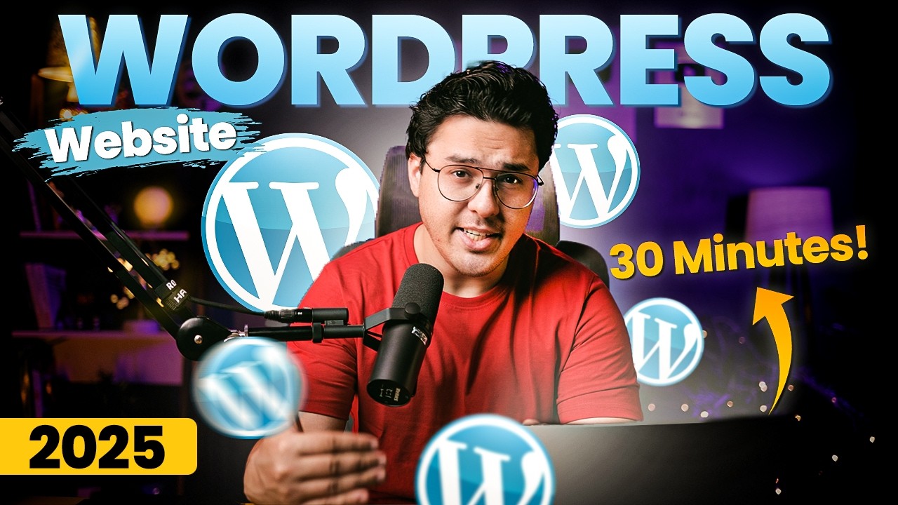 Ultimate WordPress Tutorial 2025: Build Your Site in Just 40 Minutes! 🔥