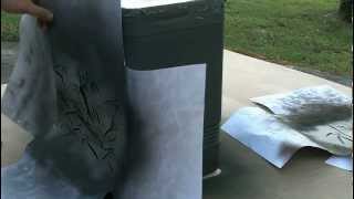 How to: spray paint camo 2(igloo cooler)