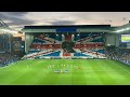 Rangers 0-3 Napoli UCL, Rangers fans Display Queen Elizabeth II Tribute & sing God Save the King