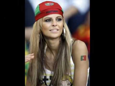 Beautiful woman in UEFA EURO 2008