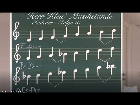 Musikstunde mit Herrn Kleis: Tonleiter Folge 10: ES-Dur