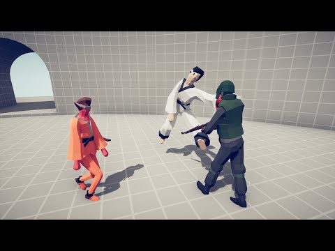 BRO TAEKWONDO CHAMPION & J vs EVERY UNIT - TABS - Totally Accurate Battle Simulator