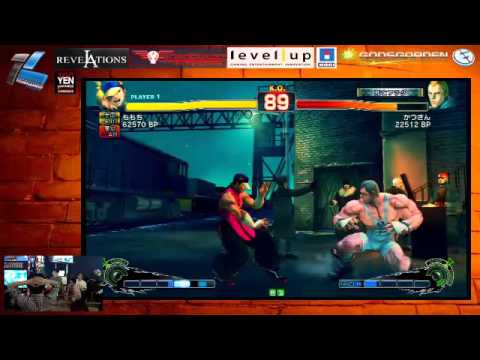 SSF4 AE: Momochi (Yun) vs Ken, Abel, Dictator - NSB25 Blocks