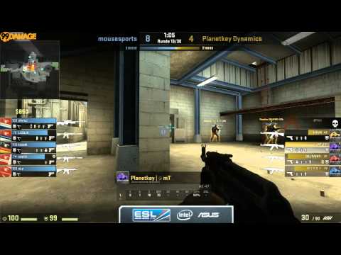 Planetkey Dynamics vs mousesports | Viertelfinale, EMS One Qualifier Germany 2014 | de_nuke Map1