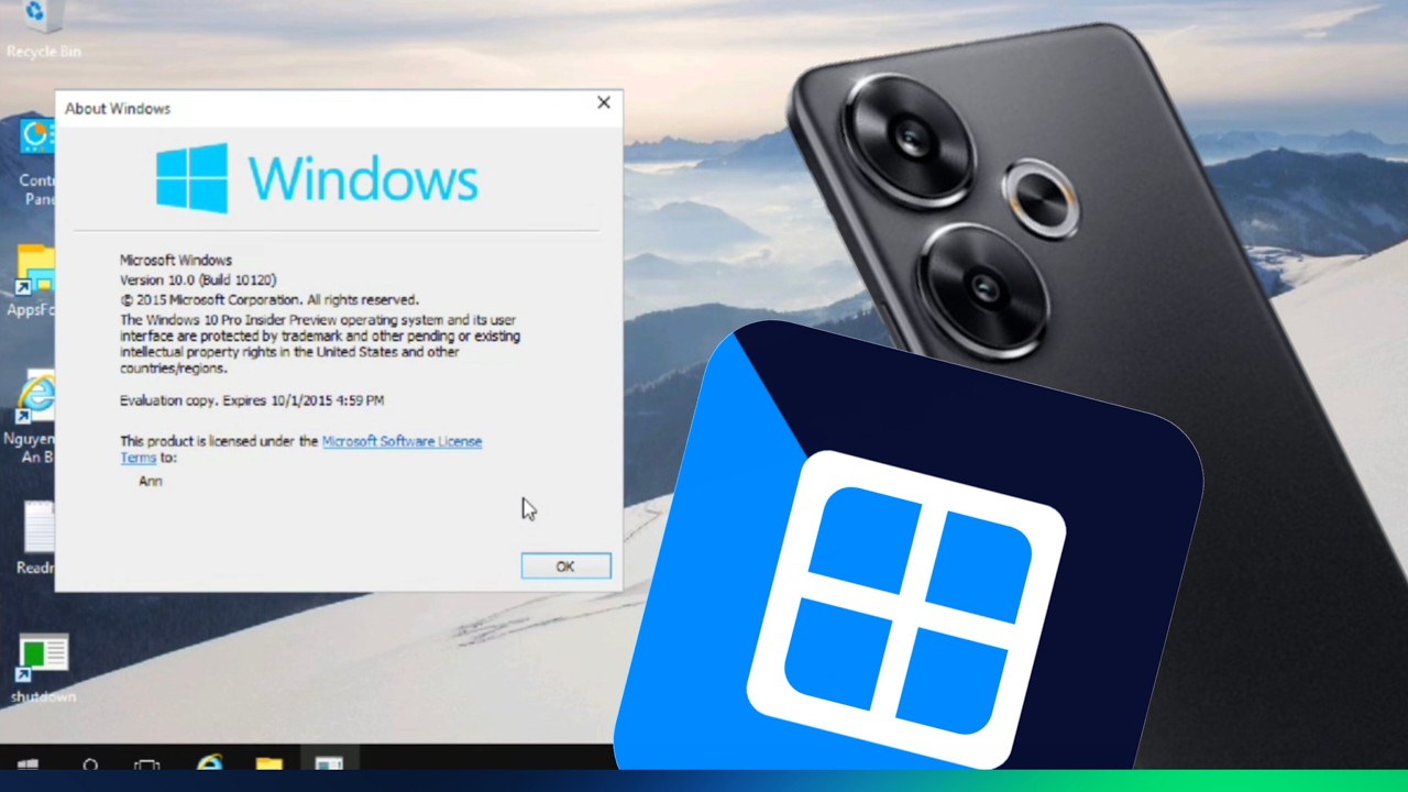 Emulate Windows 10 build 10120 on Android phones with Vectras VM